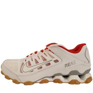 Nike Men's Reax 8 Tr Mesh, White/White-Wolf Grey-Chile Red, 10.5